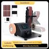 NONE Mini Levigatrice a Nastro da 350W, Macchina per Levigatura Elettrica con Velocità Regolabile, Include 10 Nastri Abrasivi (1,2×15 Pollici), Adatta per Legno e Metallo