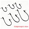 Miwayer Cavo patch piatto mono TS da 4 pezzi, accessorio per pedale per chitarra con spina ad angolo retto da 5-50 cm