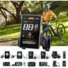 varstrom Display per Bici Elettrica SW2-M58 3.8" LCD 5PIN Femmina 9PIN Impermeabile per Motori BAFANG UART Tongsheng BBS01 BBS02 BBSHD SUTTO G020 H400B G0900 JYLT Pannello Computer E-Bike SW2M58