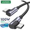 UGREEN Cavo USB-C UGREEN a 90 Gradi PD100W/60W, Cavo di Ricarica ad Angolo Retto per Gaming, 5A/3A per iPhone 17/16, Samsung, MacBook, 0,5-3M
