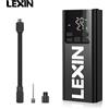 Lexin Pompa d'Aria Intelligente Lexin P5 5000mAh per Pneumatici di Moto, Gonfiatore con Pressione Preimpostata per Biciclette, con Luce LED e Power Bank