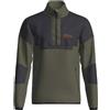 GREAT ESCAPES ABETE MAN FLEECE JACKET HALF ZIP FOREST NIGHT
