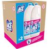 ACE Candeggina Classica - Igienizzante e Sbiancante per Casa e Bucato, Sistema 3x per Capi Igienizzati e Super Morbidi, Superfici Extra Brillanti, Rimuove Germi e Batteri, 2 Flaconi da 5 Litri