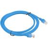 Lanberg Cavo di rete Patch Lanberg RJ45 UTP 2m Blu [PCU6-10CC-0200-B]