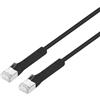 Intellinet Cavo patch Intellinet FlexiBoot Slim Cat6a F/FTP 0.5m Nero [745079]