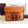 Fatto a mano Vintage Cuoio Handmade Borsa Uomo Tracolla Messenger Laptop Borsa Cartella