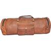 Fatto a mano Borsone Duffle Artigianale in Cuoio Marrone Vintage Viaggio 20X9X9"