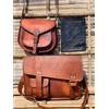 Fatto a mano Pelle Uomo BROWN S Laptop Vintage Messenger Valigetta Free Borsa Grande &