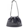 BOTTEGA VENETA DUST BAG Borsa a tracolla intrecciata 796728V3IV18425 pelle Nero