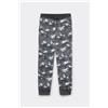 Tezenis Jogger In Cotone Pesante Tasche Stampato Uomo Grigio
