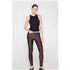 Tezenis Leggings In Microfibra Lucida Donna Marrone