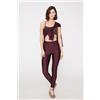Tezenis Leggings In Microfibra Lucida Donna Rosso