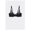 Tezenis Reggiseno Balconcino Paris Sheer Lines Donna Nero