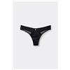 Tezenis Brasiliano Sheer Lines Donna Nero