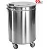 Ristotecno Pattumiera inox Lt. 90 senza pedale