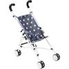 Bayer CHIC 2000 - Passeggino per Bambole Roma, Mini Passeggino Stella, Blu Navy, 3+, 50 x 29 x 57 cm