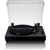 Lenco LS-60BK Giradischi con Altoparlanti Integrati 2x5W Bluetooth AT-3600 MMC 33 45 78 rpm Uscita RCA colore Nero