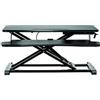 Fellowes 8091001 Postazione di lavoro Sit Stand Corsivo, per lavorare seduti e in piedi, colore nero