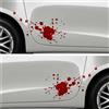 Splashify 2 Adesivi Laterali Auto 60 cm Macchie di Sangue Splash Tuning DS56