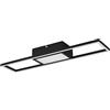RL LIVE YOUR LIGHT Reality, Plafoniera, Twister incl. 1 x LED,SMD,30,0 Watt,2700-6000K,4500 Lm. Finitura: Metallo, nero opaco L:90,5cm, L:24,0cm, A:8,5cm Comando a distanza,Dimmer integrato,