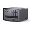 UGREEN Nas Ugreen NASync DXP6800 Pro 6 bay fino a 160TB 6x 24TB + 2x 8TB Grigio [25899B]