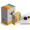 Polaroid - Now+ Gen 3 - Macchina fotografica istantanea con connessione Bluetooth - Kit macchina fotografica + pellicola a colori (16 scatti) - Bianco (6563) - Macchina fotografica + 16 scatti
