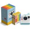 Polaroid - Macchina fotografica istantanea - Now Gen3 - Artic Blue + Pacchetto pellicola a colori (16 scatti) - Blu Artico, macchina fotografica + 16 scatti, pellicola a colori (16 scatti)