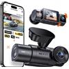 VANTRUE N2X: Dashcam duale - 2.7K + 1080P - GPS - Wi-Fi 5G - Visione notturna a infrarossi