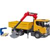 Bruder 3551 4001702035518 bruder Scania Super 560R camion da cantiere con gru e 2 palle