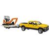 Bruder 2546 4001702025465 bruder RAM Rental Service con mini escavatore, Veicolo modell