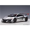 AUTOart 81897 1/18 Honda NSX GT3 2018 Argento Iper (Hyper Silver) Modello Resina