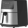 MasterPro iRocket - Friggitrice ad aria da 6 l - 1800 W - Senza olio - Design moderno in nero - Display a LED touch - Cestello Antiaderente Rimovibile - Controllo della Temperatura da 80 a 200 °C