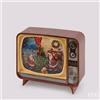 EDG Diorama Televisore LED Natale con Musica 21 cm
