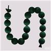 EDG Festone 17 Palle Velluto Verde Scuro 180 cm