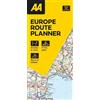 AA European Route Planner Map (Map) AA Road Map Europe Series