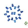 SBI Gems 2.50x2x1.50 MM Naturale Zaffiro Blu Tapper Taglio Lotto 18 Pezzi 1.17 Cts Loose