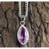 Certificato Rosa Naturale Kunzite 10.80 KT Marchesa Gemma Raro Pendente Design