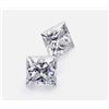 Paio Loose Cvd Diamante Quadrato Laboratrio Cresciuta 0.10 KT If Trasparenza