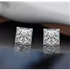 Certificato Loose Cvd Diamante Taglio Quadrato Paio D Colore 3 X 3 MM If Purezza