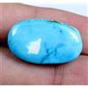 Blu Turchese 26.65 KT / 23 MM Naturale Ovale Gemma Certificato T9144 Bumper Deal