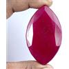 283 CT Naturale Africano Rosso Rubino 60 X 36 MM Taglio Marchesa Gemma