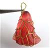 Design 95.25 KT Arancione Zaffiro Naturale Gemme Grezzo Ciondolo Buona Luck