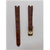 LORENZ CINTURINO ORIGINALE OROLOGIO "LORENZ" ANSA 12 MM SCASSO 4 MM PELLE MARRONE COCCO