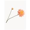 Silk-ka Set di 2 fiori artificiali Dahlia - Arancione