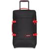 Eastpak Bagaglio a mano morbido Eastpak Tranverz S 40L Bagaglio da cabina con 2 ruote e lucchetto TSA Kontrast Scarlet