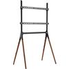 LogiLink BP0078 - Supporto per TV (49-70), 4 gambe in legno di noce