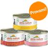 Almo Nature HFC Set prova! Almo Nature HFC 6 x 95 g umido per cane - Mix: 2 x Pollo, 2 x Manzo, 2 x Vitello
