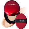 TIRTIR Mask Fit Red Cushion Foundation, Fondotinta In Formato Mini, A Copertura Totale, Leggero E Leggero, Satinato, Finitura Lucida, Costruibile (0,15 Fl Oz), Colore: Avorio Fresco A 21 °C