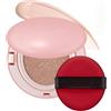 AmourGlint Cushion Fondotinta Korean- Fondotinta Cushion Coreano Semiopaco Impermeabile | Idratante Duraturo 72 Ore per Pelle Matura (17C, 18g)