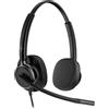 PLT HP Poly Mission 420 Cuffia USB-C Stereo, Noise Canceling, Nero Opaco | Microfono AI, Headset Professionale per Smart Working, Teams e Zoom, Compatibile PC e Mac, Audio HD per Videoconferenze